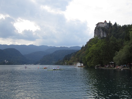 Crews Lining up to enter the start area